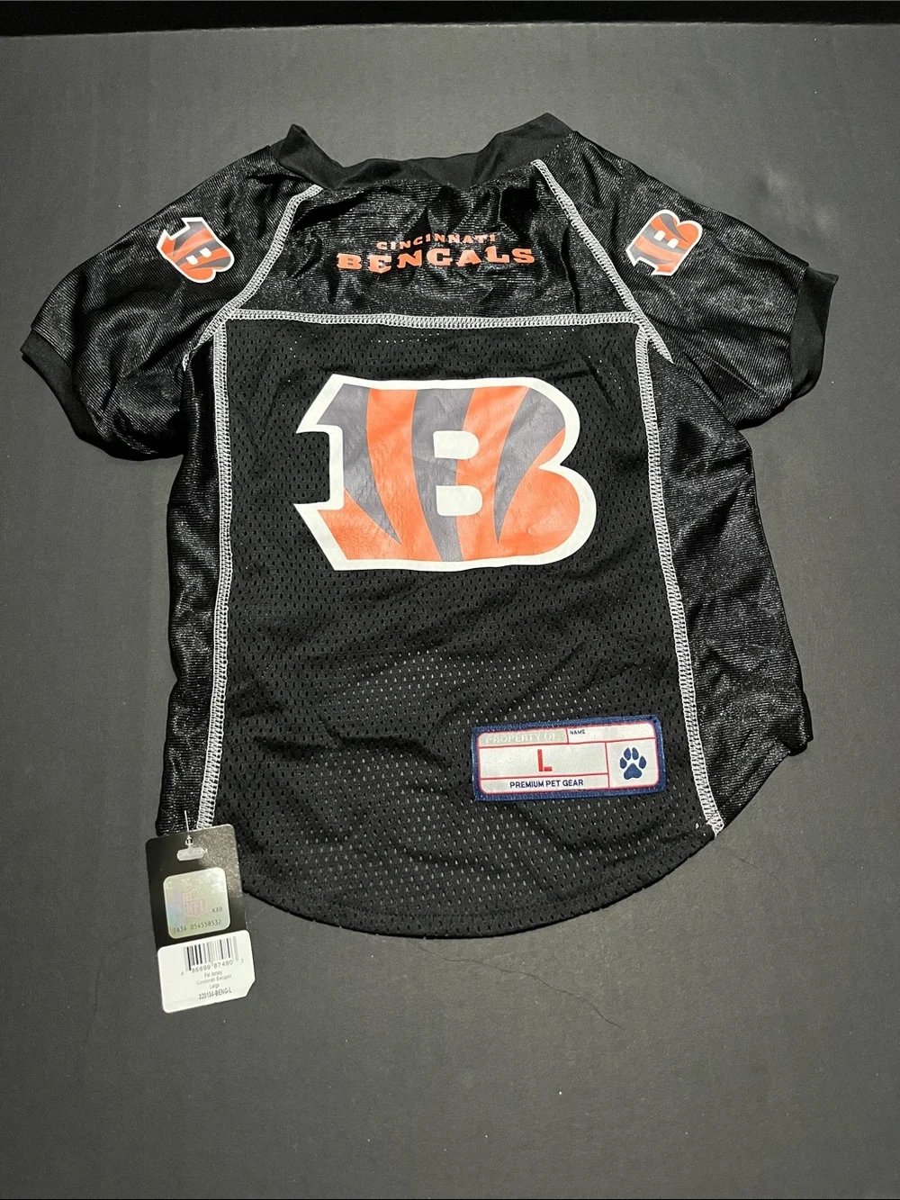 Cincinnati Bengals Littlearth NFL Stretch Pet Jersey, Size: Large